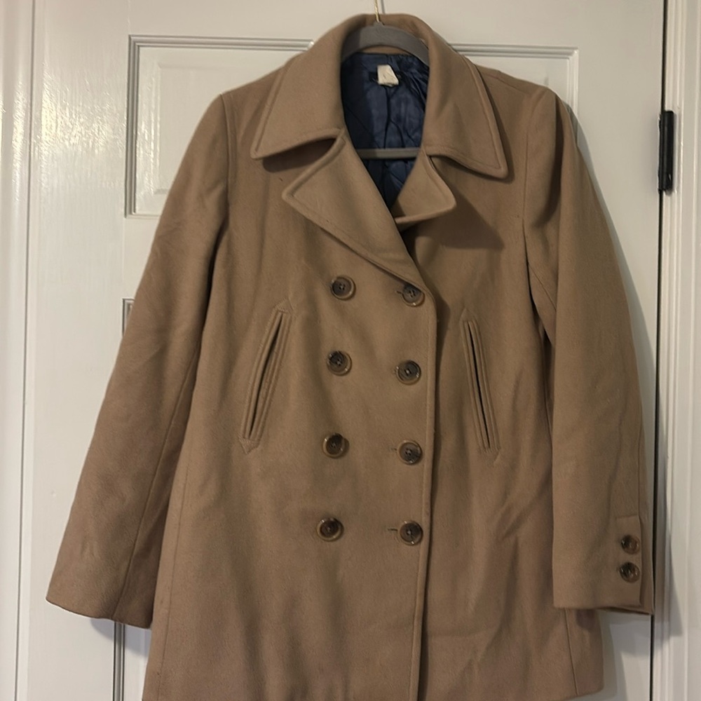 JCrew double breasted wool pea coat